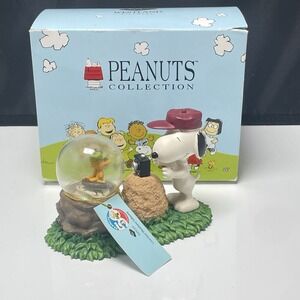 "SNOOPY & WOODSTOCK" Peanuts WESTLAND #8232 No Water In The Globe